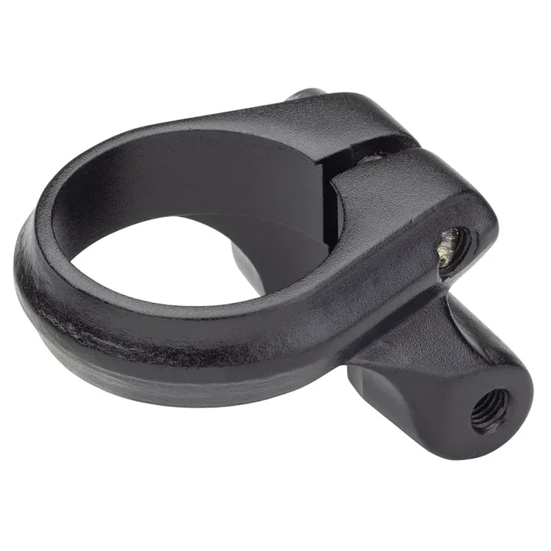 Problem Solvers 34.9mm Bolt-On Seatpost Clamp w/Rack Mounts in Black-2
